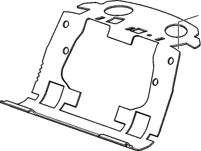 Insulator, Rear Seat Back