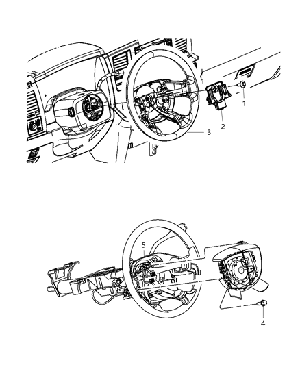 New 2011-2012 Fits Chrysler 3500, 4500, 5500 Damper-Steering Wheel - Part # 5057613AD
