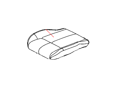 New Fits Chrysler Front Seat Cushion Cover - Part # 5LL04DX9AA