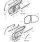 Weatherstrip Rear Door Flush Glass