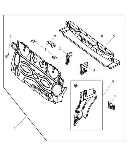 Reinforcement Body Rear Panel