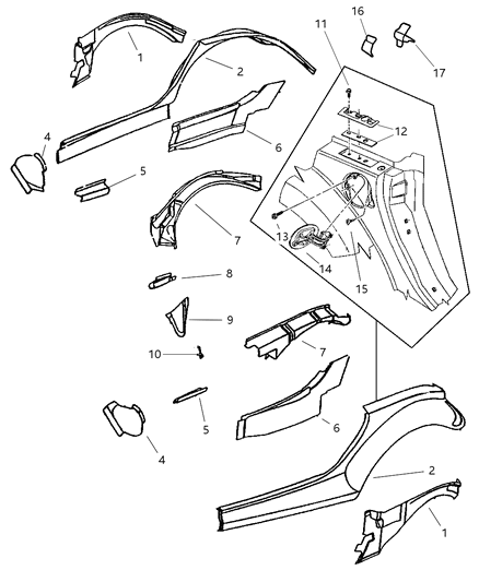 Bumper Fuel Door