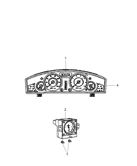 Mask And Lens Instrument Cluster