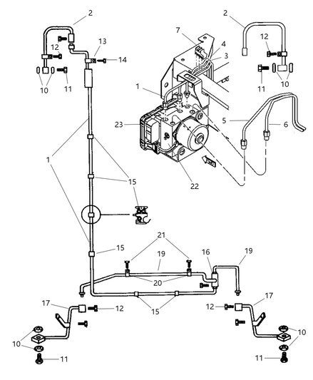 Clip Brake Tube