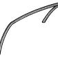 Weatherstrip Front Door Glass