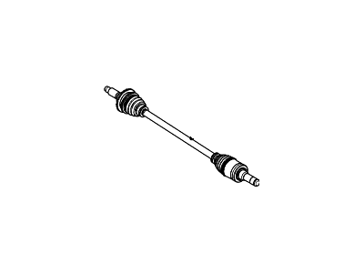 Shaft Assy - Rear Axle