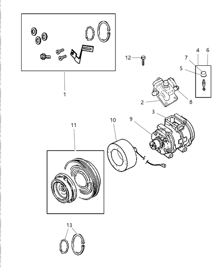 Coil Stator A/C Compressor Clutch