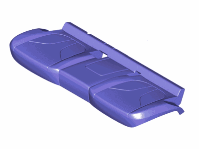 Cover Assy - Rear Seat Cushion