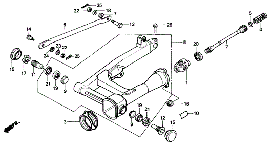 Bolt, R. Swingarm Pivot