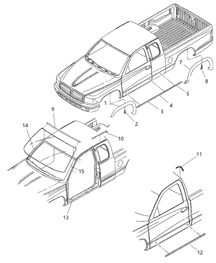 Molding Windshield Reveal