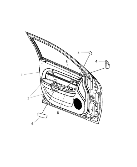 Panel Front Door Trim