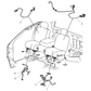 New 2010-2012 Fits Chrysler 1500 Wiring-Power Seat - Part # 68064261AA