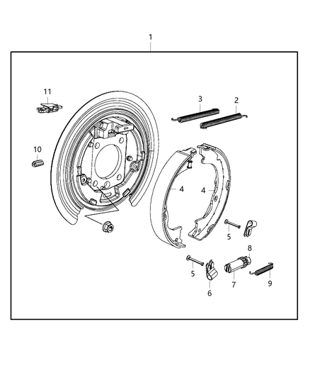 Adapter Assembly Parking Brake