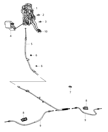 Lever Assembly Parking Brake