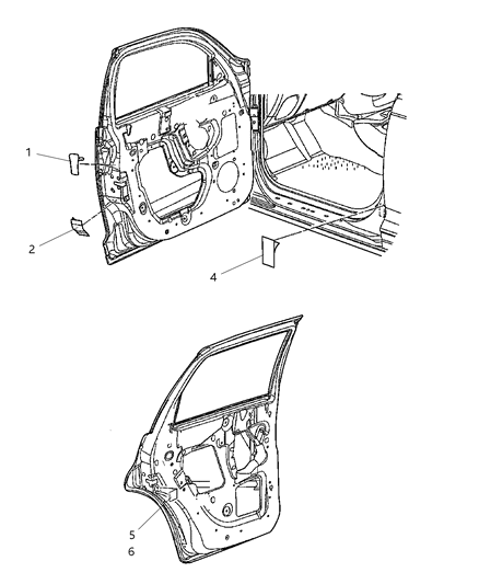 Label Air Bag Warning