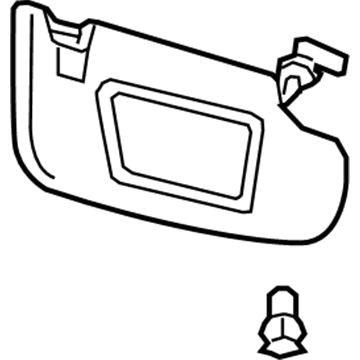 Visor Assy - Sun