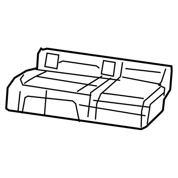 New 2020 Fits Chrysler Gladiator Rear Seat Cushion - Part # 6YS12STTAA