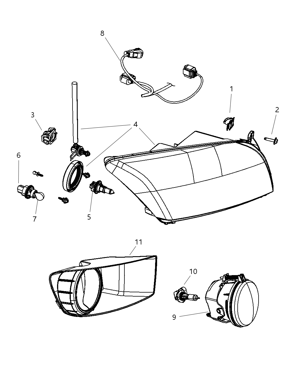 Wiring Headlamp