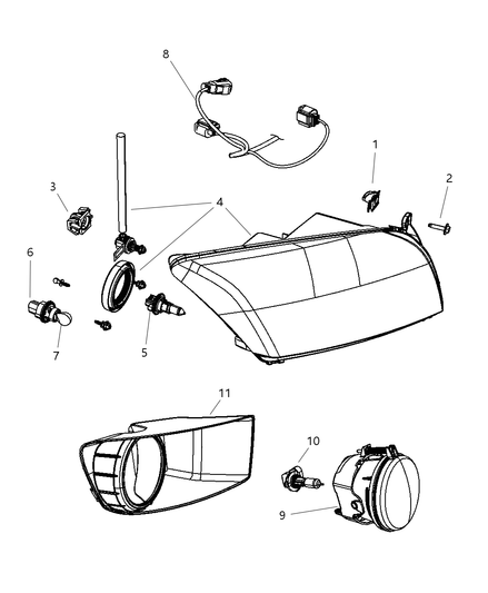Wiring Headlamp