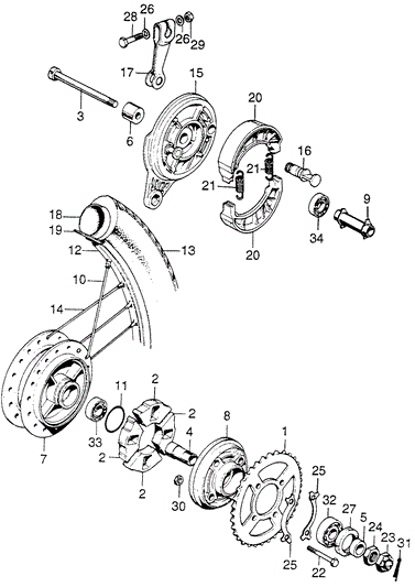 Sprocket, Final Driven (39T)