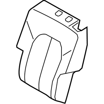 Cover Assy - Rear Seat Back
