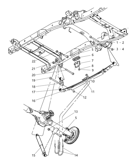 Shock Absorber Suspension Rear
