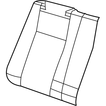 New 2007-2009 Fits Chrysler Sebring Seat Back-Rear - Part # 1HL811T1AA