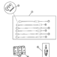 Cable, Spark Plug, #1, 3.3 Eng.