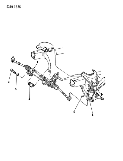 Insulator, Rack & Pinion Strg. Gear