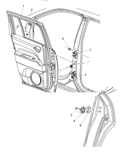 Panel Rear Door Outer