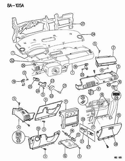 Module, Passenger Airbag, Gray