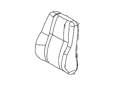 New 2011-2012 Fits Chrysler Grand Cherokee Front Seat Back Cover - Part # 1TM18DX9AA