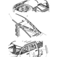 New 2009-2011 Fits Chrysler 1500 Applique-Rear Door - Part # 55372277AC