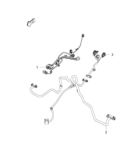 Wiring Console Rear