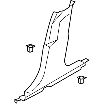 Lower Center Pillar Trim