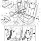 Sleeve Headrest Hiden Button