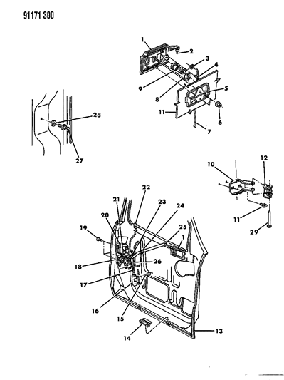 Knob And Pushrod, Locking