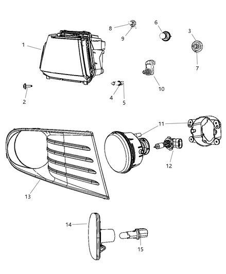 Bezel Fog Lamp