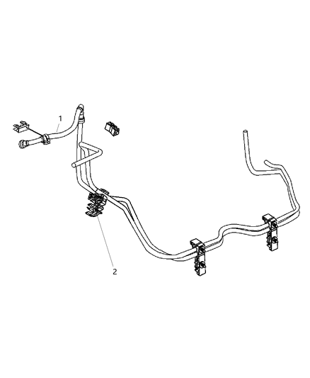 New 2005-2007 Fits Chrysler Grand Cherokee Clip-4 Way - Part # 5189383AA