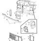 Support, Radiator Grille Panel - Upper (Painted)