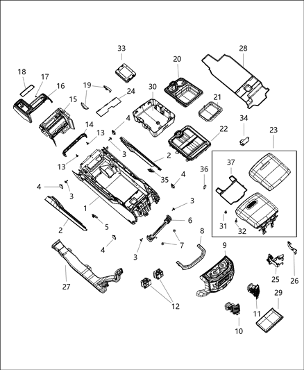 New 2019 Fits Chrysler 3500, 4500, 5500 Hinge - Part # 68461650AA