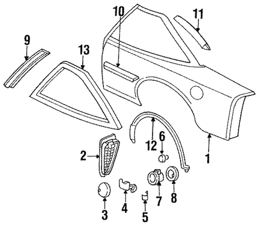 Wheel Opening Molding