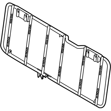 Frame - Rear Seat Back Retaining