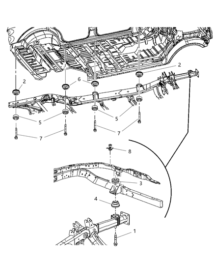 Isolator Cab Underbody Rebound