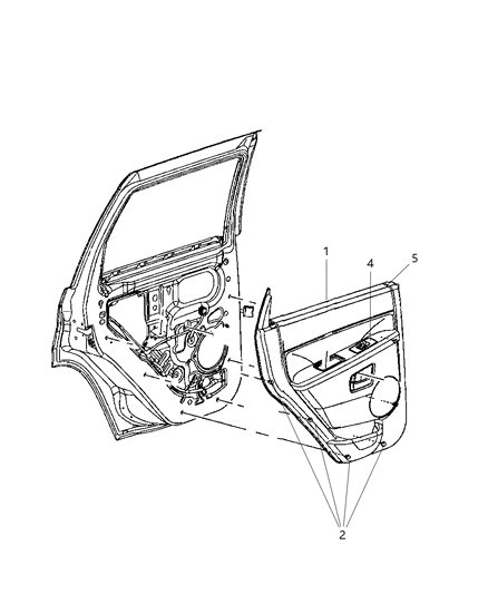 New 2010 Fits Chrysler Commander Bezel-Switch - Part # 1PE79BD1AA