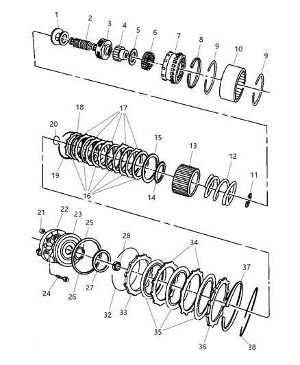 Plate Transmission O/Drive Clutch
