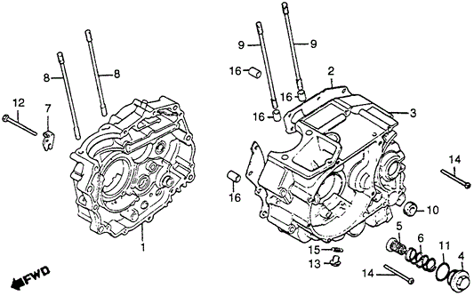 Gasket, Crankcase