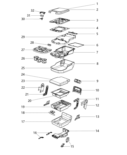 New 2013-2014 Fits Chrysler 1500 Handle - Part # 5RR12DX9AA