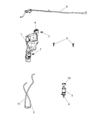 Grommet Washer Reservoir