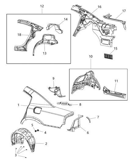 Reinforcement Body Side Aperture Inner